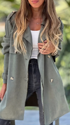 Womens Lapel Temperament Casual Coat