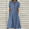 Ladies' Lapel Breasted Casual Dress
