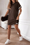 Women's Contrasting Edge Casual Dress