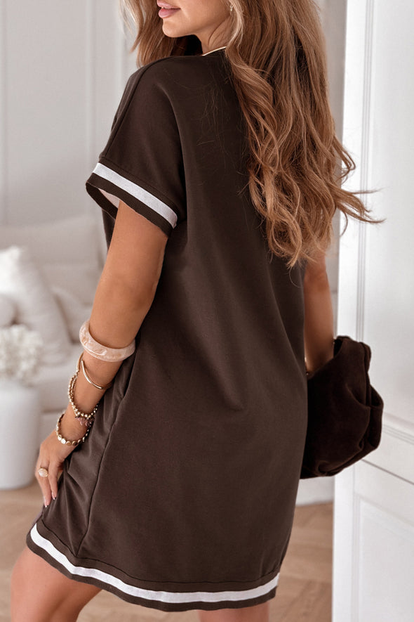 Women's Contrasting Edge Casual Dress