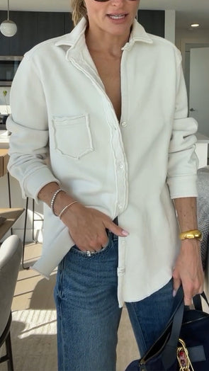 Ladies Lapel Breasted Casual Top