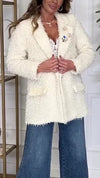Women Collar Woolen Casual Jacket
