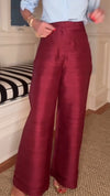 Ladies Round Neck Printed Casual Cardigan+ Solid Color Pants