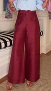 Ladies Round Neck Printed Casual Cardigan+ Solid Color Pants