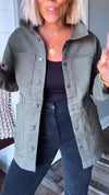 Ladies Lapel Spliced Casual Jacket