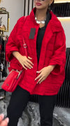 Womens Spliced Casual Coat