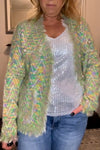 Women Colorful Tassel Casual Coat