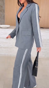Womens Lapel Vertical Commuter Temperature Set