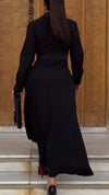 Women Lapel Double-breasted Elegant Casual Dress