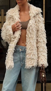 Women Lapel Tassel Casual Coat