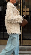 Women Lapel Tassel Casual Coat