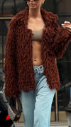 Women Lapel Tassel Casual Coat