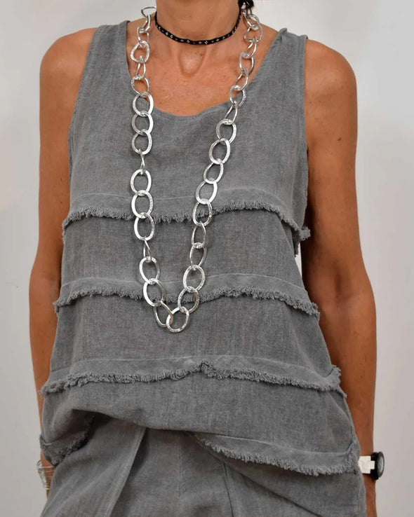 Women Round Neck Splicing Top + Pants Casual Suit