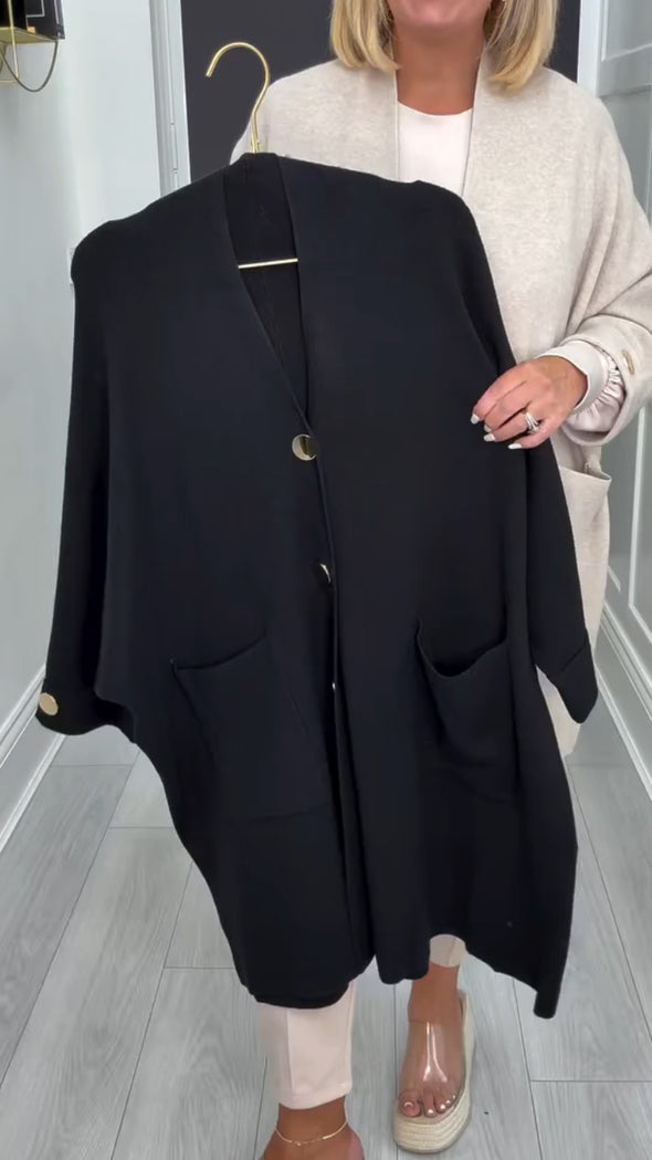 Women Breasts Casual Cardigan