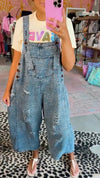 Women Strap Printed Scratch Hollow Casual Jumpsuit