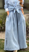 Womens Drawstring Loose Casual Jeans