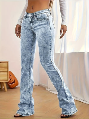 Womens Wash-up Casual Jeans