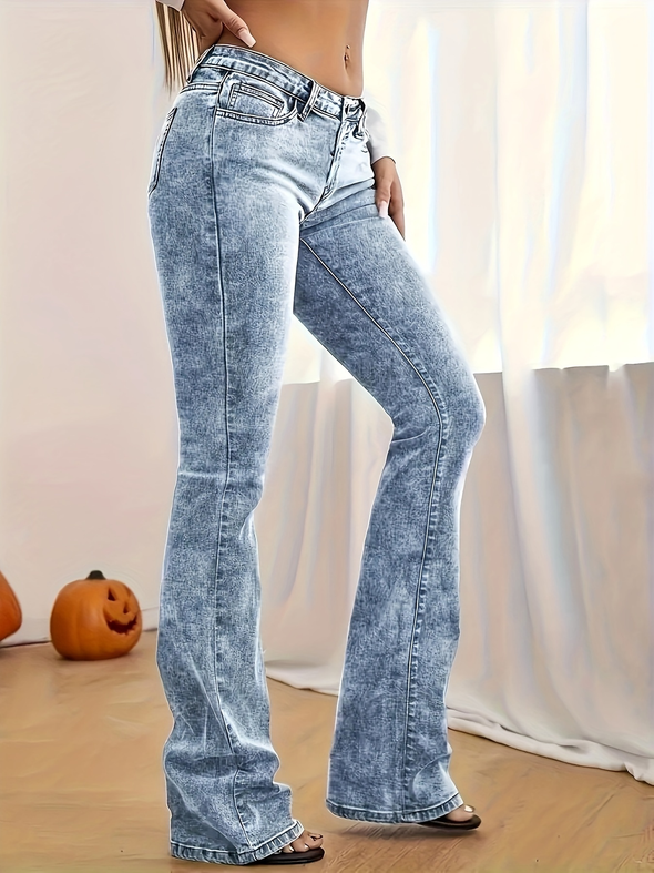 Womens Wash-up Casual Jeans