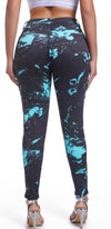 Ladies Cross Dyed Casual Jeans