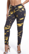 Ladies Cross Dyed Casual Jeans