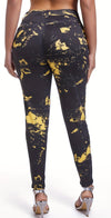 Ladies Cross Dyed Casual Jeans