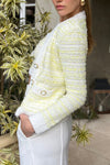 Women Suspender Inner Wear + Cardigan Wool Casual Set