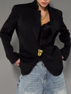 Womens Lapel Temperament Commuter Jacket