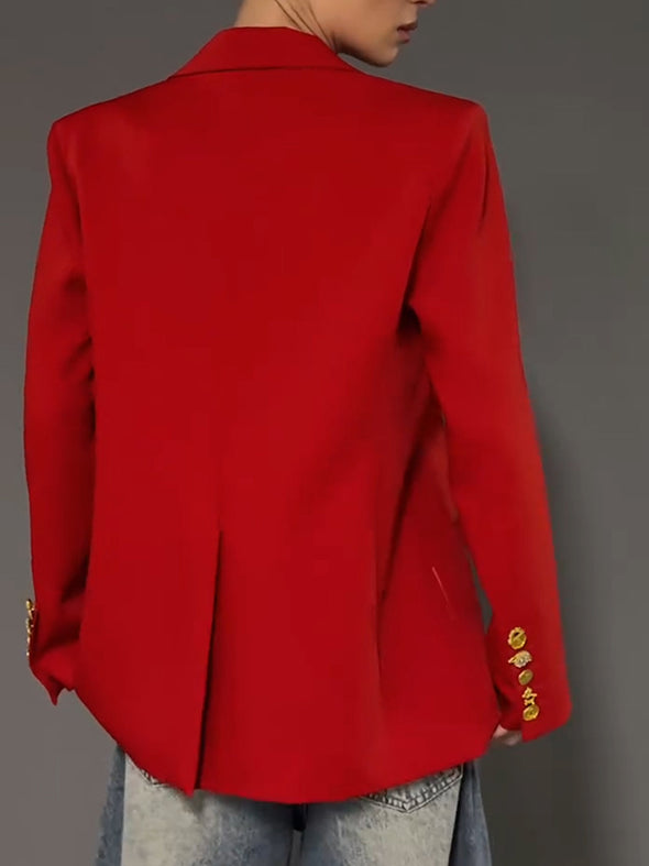 Womens Lapel Temperament Commuter Jacket