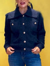Womens Lapel Breasted Temperament Casual Jacket