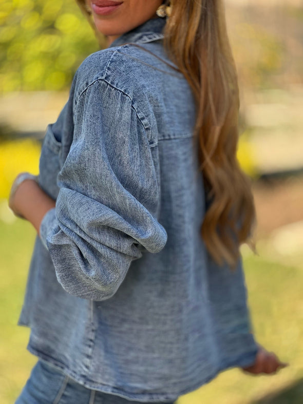 Womens Lapel-breasted Casual Top