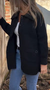 Womens Lapel-breasted Casual Coat