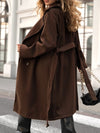 Womens Lapel Temperament Casual Coat