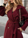 Womens Lapel Temperament Casual Coat
