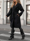 Womens Lapel Temperament Casual Coat