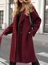 Womens Lapel Temperament Casual Coat