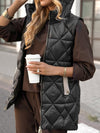 Womens Round Neck Hooded Casual Vest