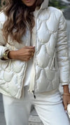 Women Hooded Zipper Casual Coat