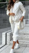 Women Hooded Zipper Casual Coat