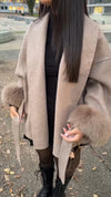 Ladies Collar Style Casual Coat