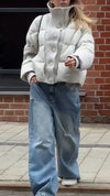 Womens Stand-up Collar Shawl Temperament Casual Coat