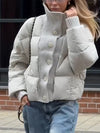 Womens Stand-up Collar Shawl Temperament Casual Coat