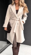 Women Lapel Temperament Casual Coat