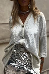 Womens Breasted Spliced casual Cardigan