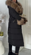 Women Fur Collar Splicing Temperament Casual Cotton Jacket
