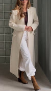 Women Solid Color Temperament Casual Coat