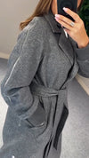 Women Lapel Zipper Design Temperament Casual Windbreaker