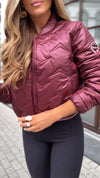 Women Round Neck Zipper Casual Cotton Jacket