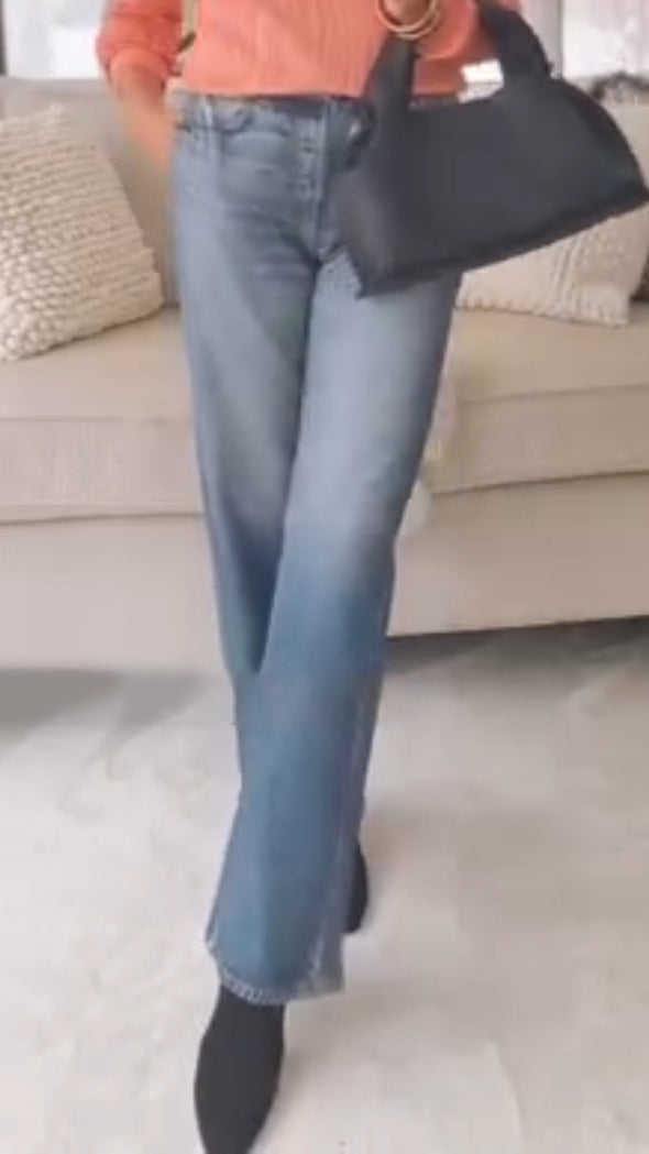 Women Washed Casual Sweatpant Jeans