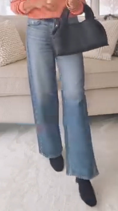 Women Washed Casual Sweatpant Jeans