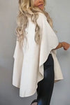 Women Solid Color Temperament Casual Shawl